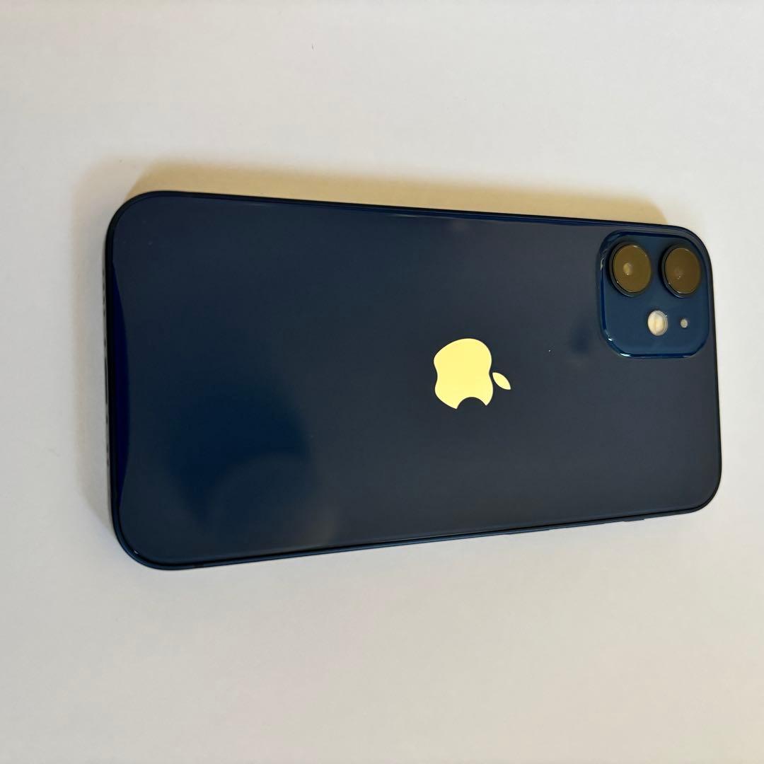 Apple iPhone 12mini 青色 本体 & 付属品 美品