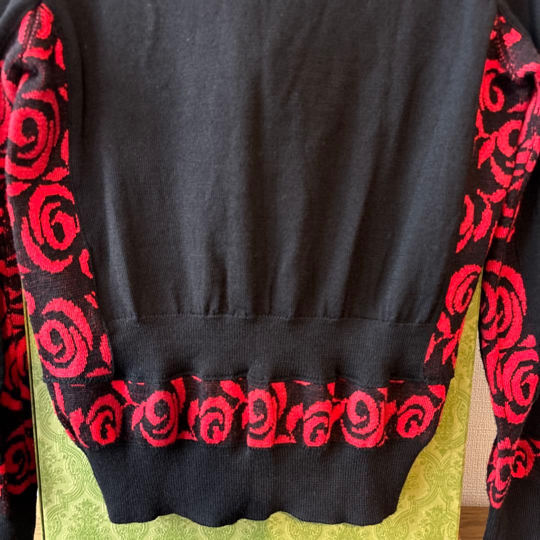 お値下げ‼️極美品‼️✨【COMME des GARÇONS】ローズ柄カーディガン