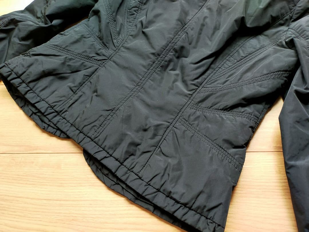 美品HIROKO KOSHINOヒロココシノベスト付中綿デザインコート42サイズ