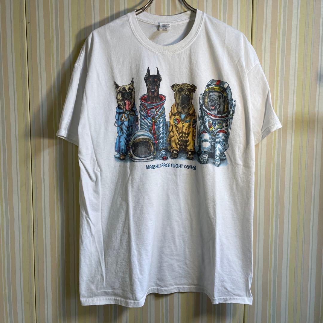 00s スーベニア　Tシャツ　犬　四銃士　宇宙　可愛い
