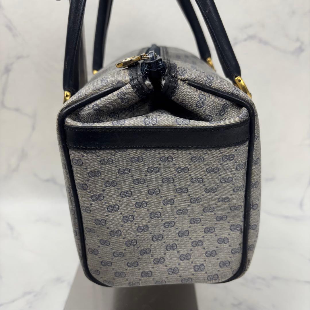 GUCCI オールドグッチ GG柄 PVCミニボストンバッグ