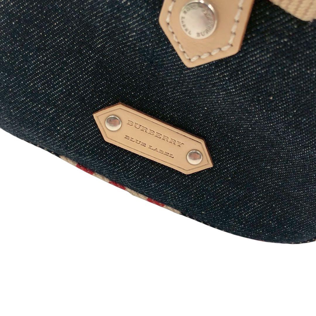 希少◎デニム◎Burberry BLUE LABEL デニム ミニボストンバック