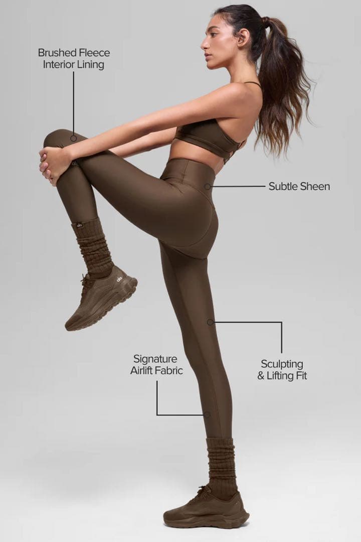 Alo Yoga　Airlift Winter Warm ハイウエスト レギンス