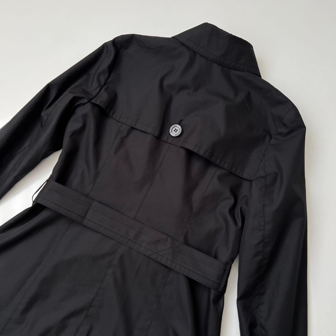 良品　BLUE LABEL CRESTBRIDGE トレンチコート　ブラック