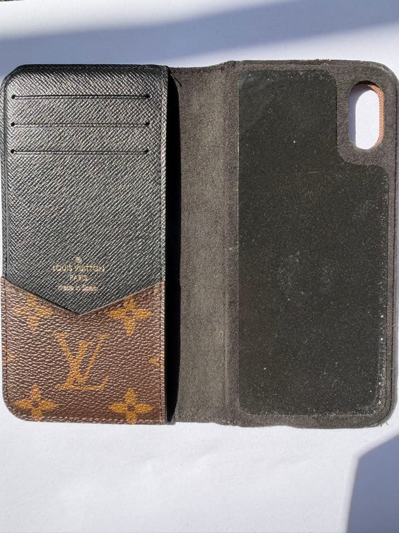 Louis Vuitton 手帳型ケース モノグラム　iPhoneＸ　XS