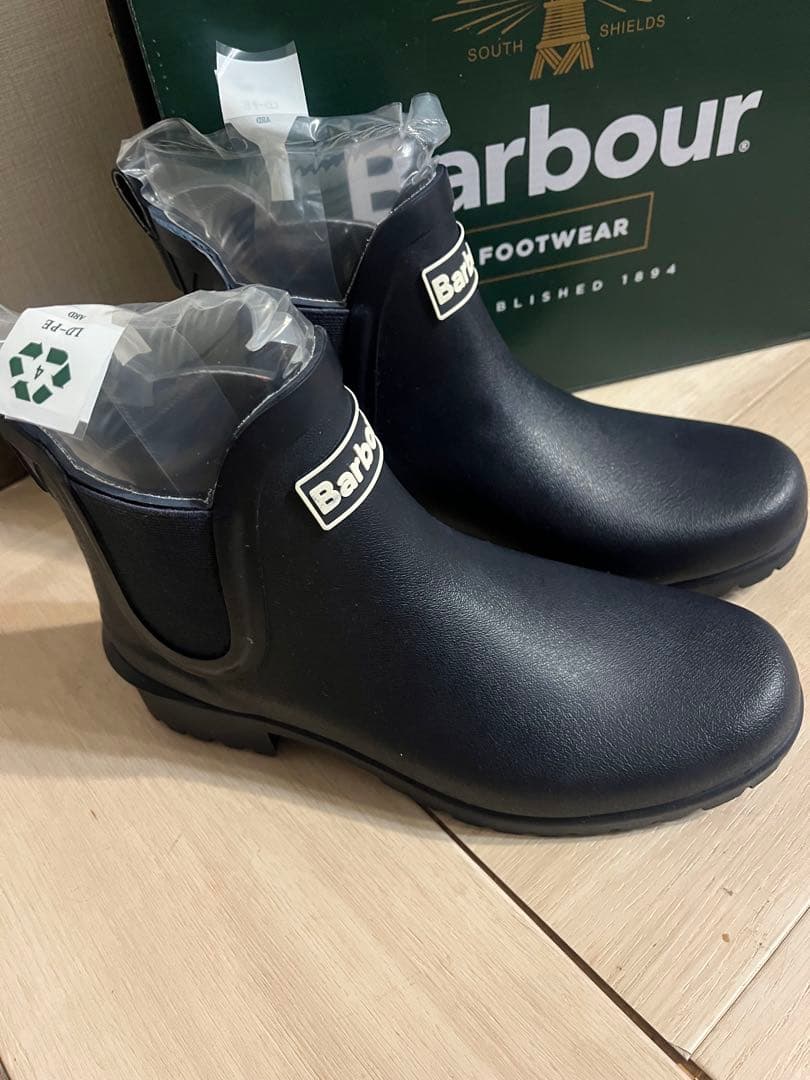 【新品】Barbour Wilton サイドゴアレインブーツ　arii商品