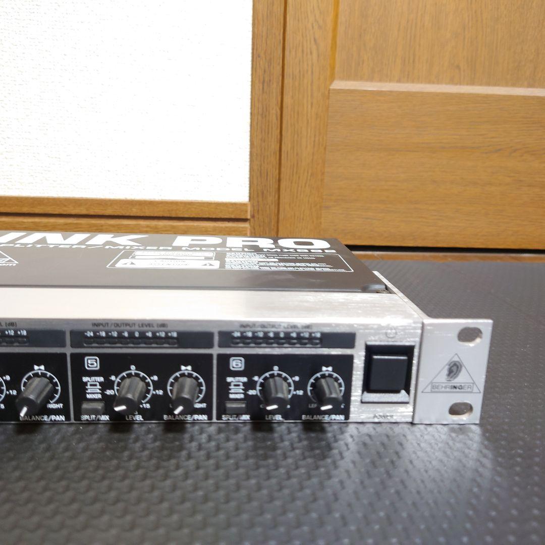 BEHRINGER ULTRALINK PRO MX882スプリッターミキサー②