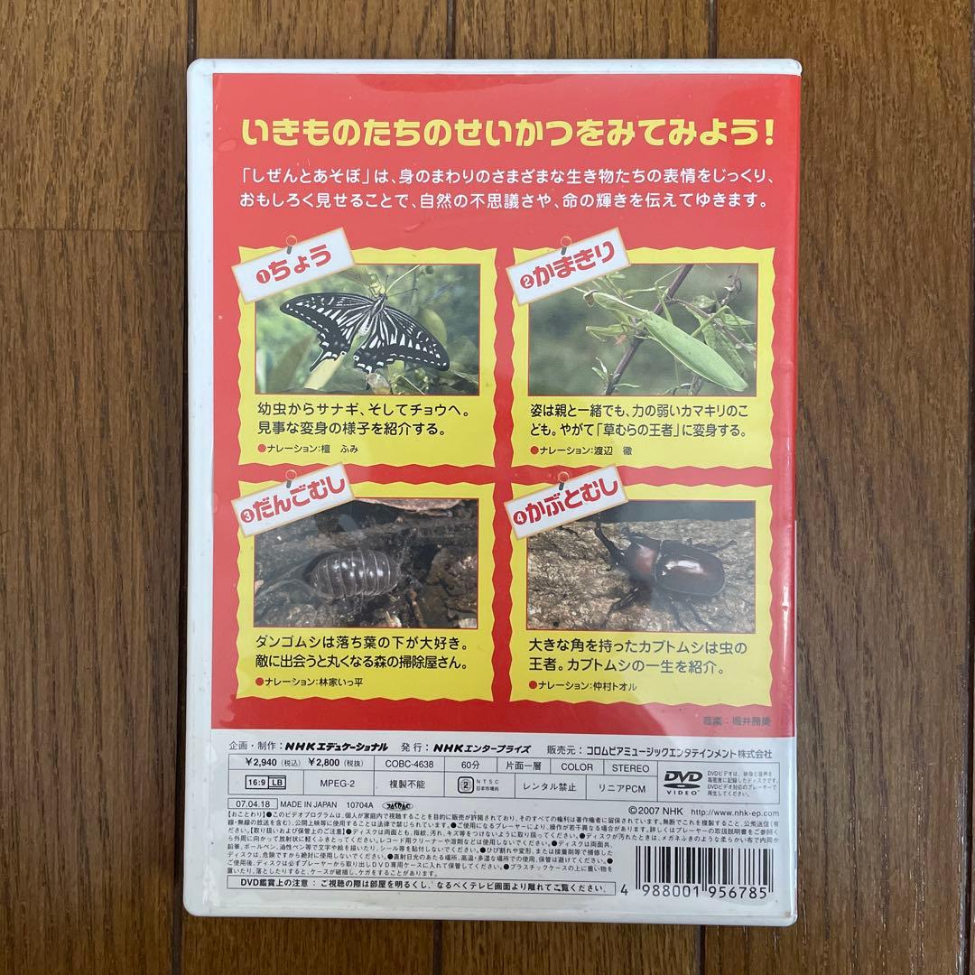 しぜんとあそぼ dvd NHK 虫 教育 教材