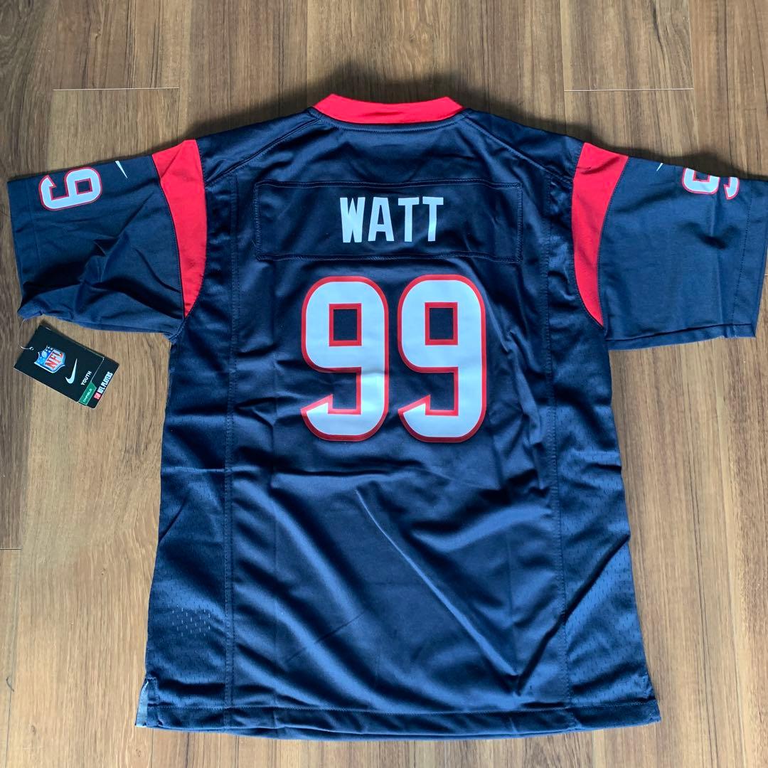 【新品】NFLゲームシャツNIKE製 \"J. J.\" Watt Youth-L