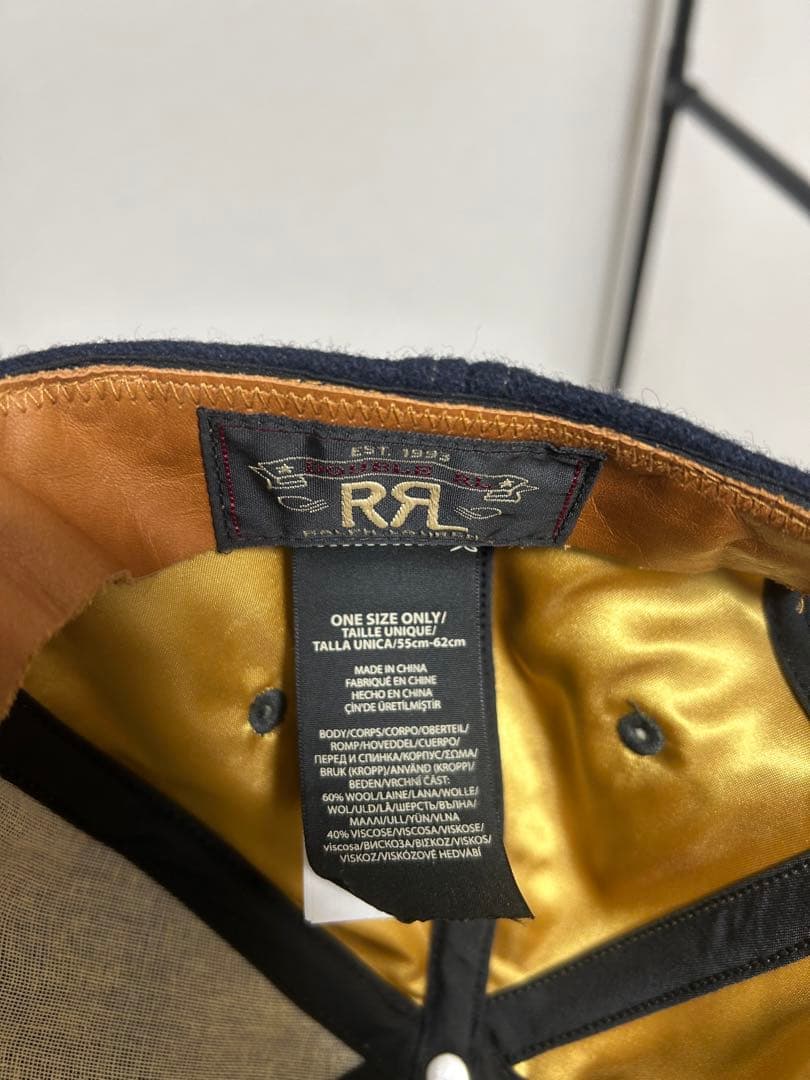 RRL ウールブレンド フェルトボールキャップ