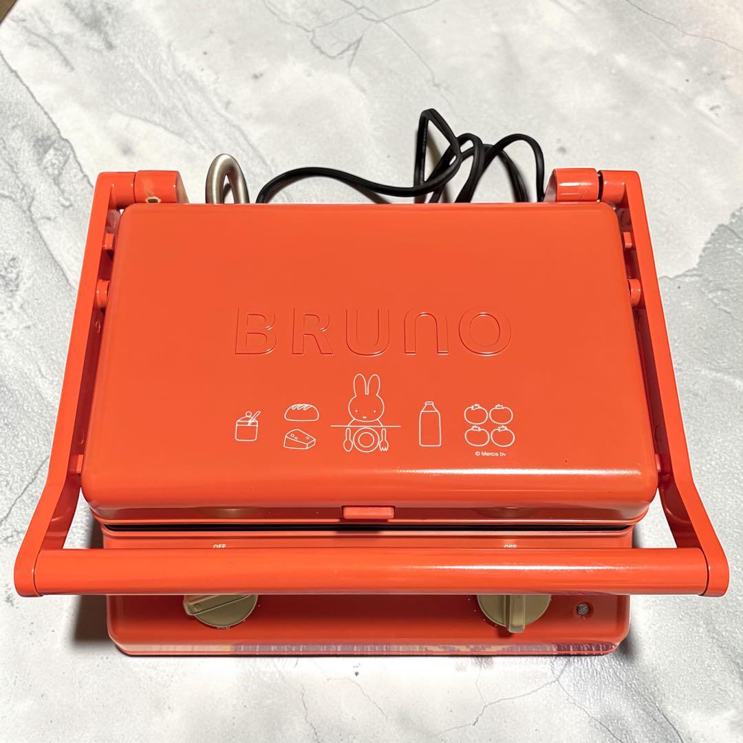 BRUNO ホットサンドメーカー ミッフィー付 プレート多数 動作品