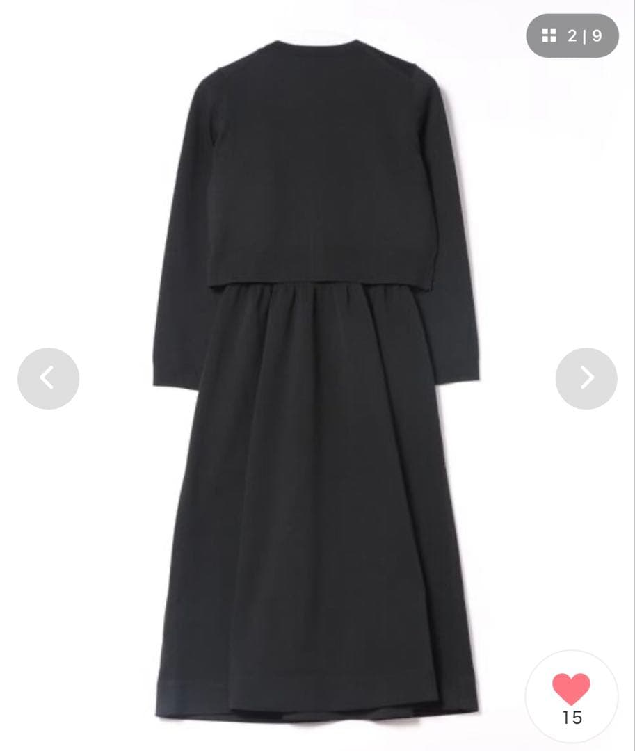 CELFORD ブラック ワンピース セット 36 (S)