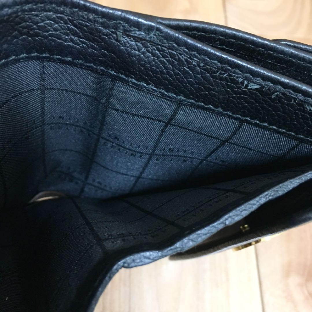 セリーヌ 黒 折り財布