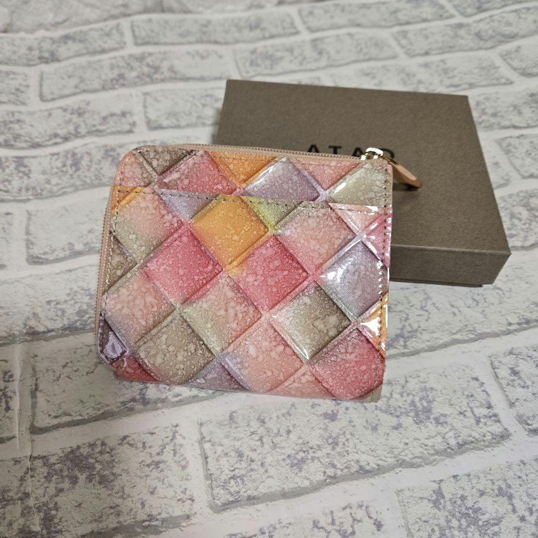 [美品]アタオ ミリモ 財布 ブロックパーティ ゆめかわ