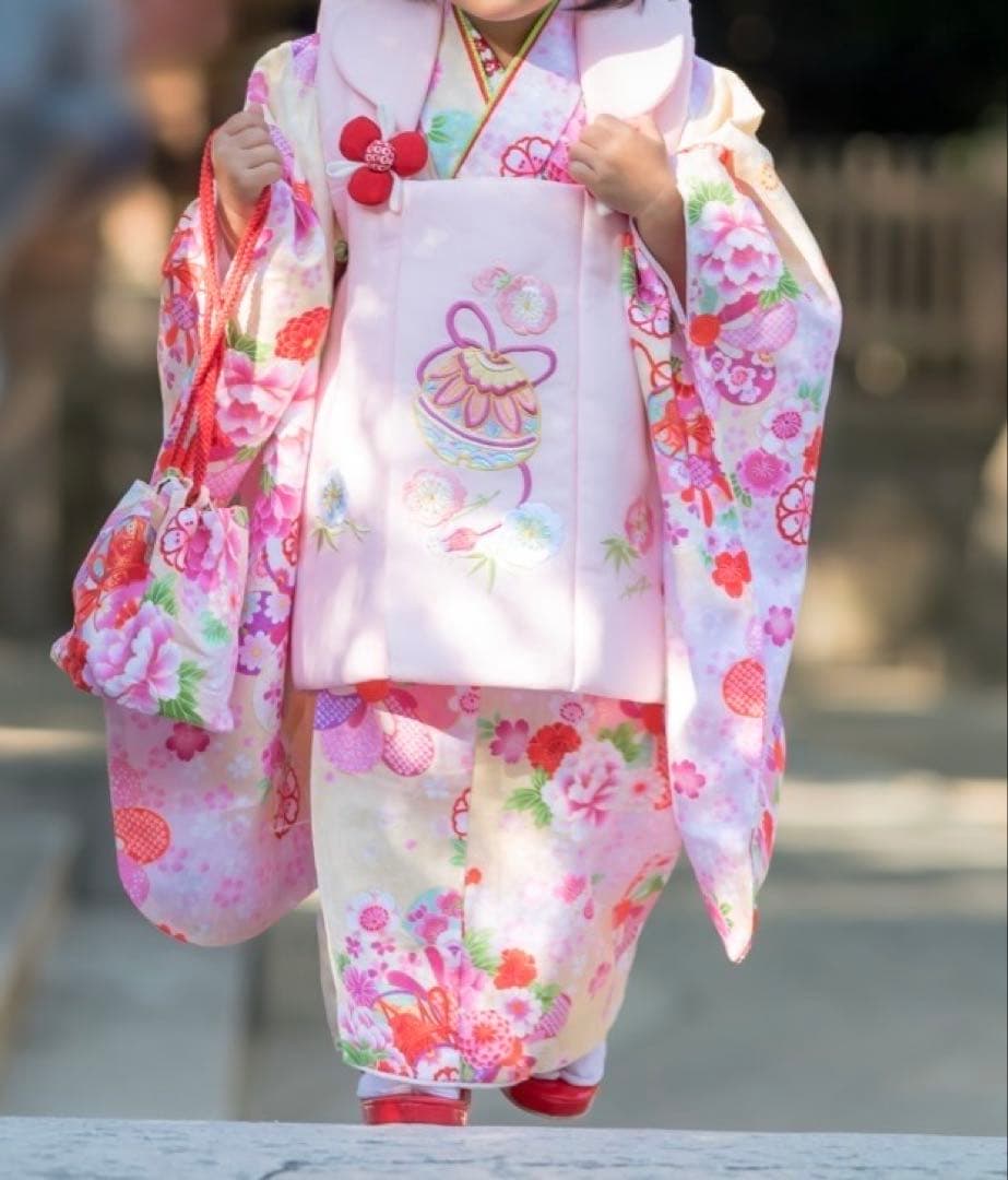 七五三 着物 3歳 女の子 被布セット 京都花ひめ