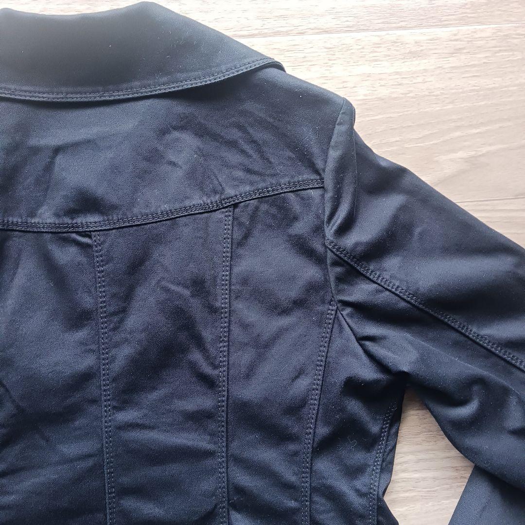 春用 　BURBERRY LONDON　ジャケット　短丈　黒　48号　XXL