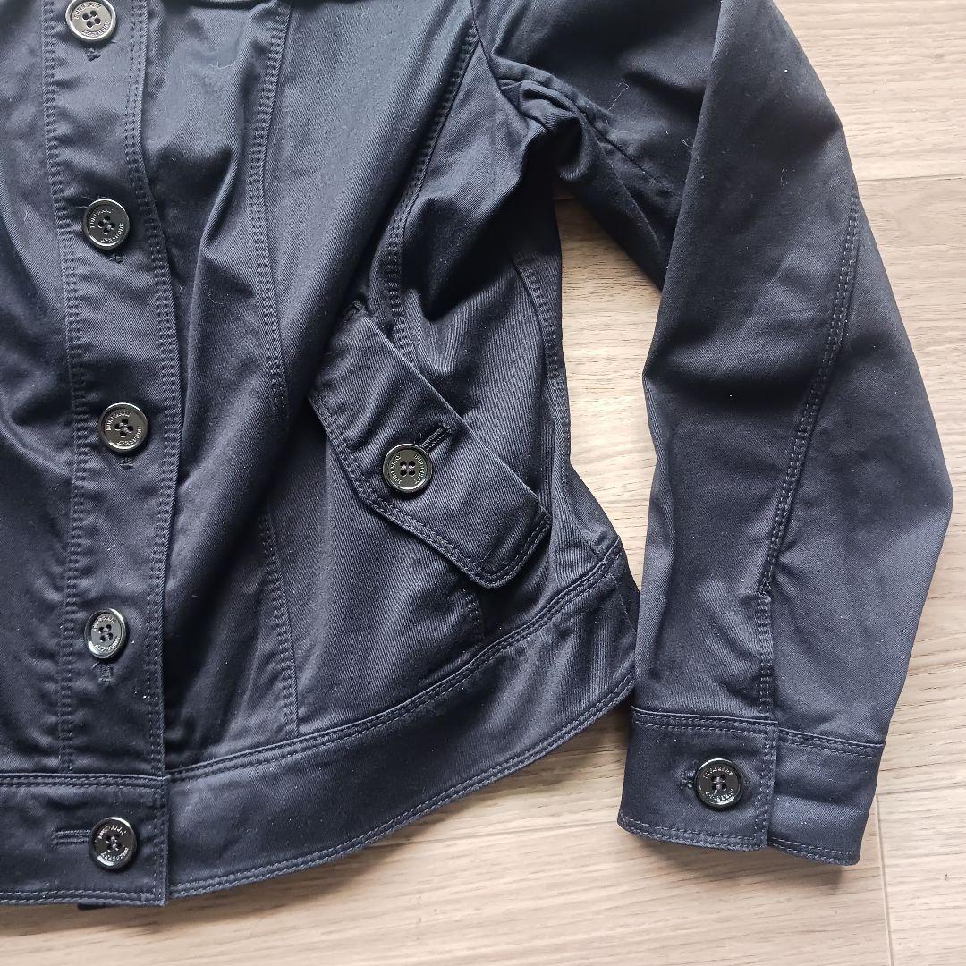 春用 　BURBERRY LONDON　ジャケット　短丈　黒　48号　XXL