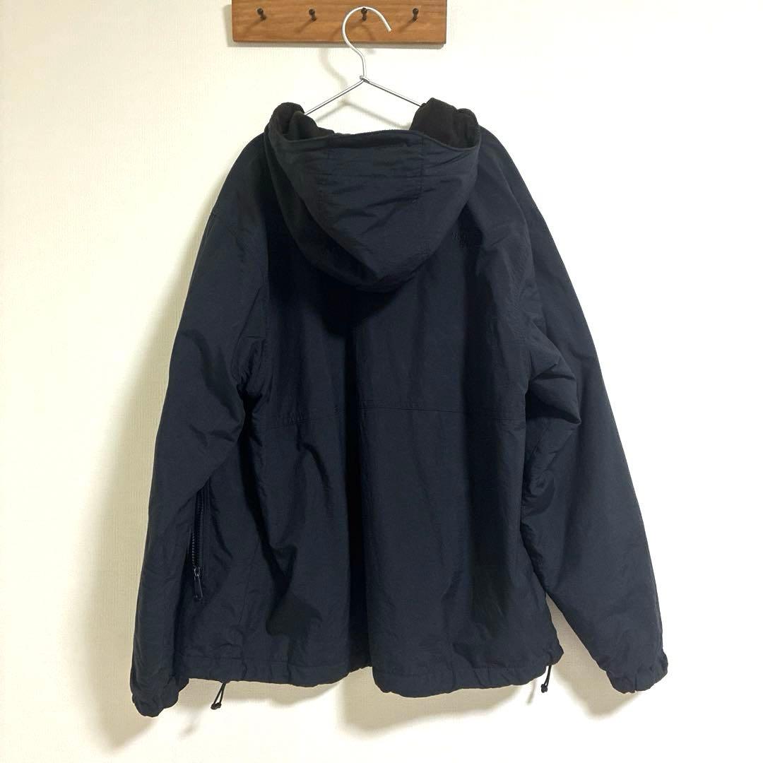 THE NORTH FACE ブラックコンパクトジャケット/マウンテンパーカー