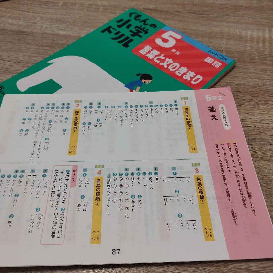 書き込みなし 公文 くもんの小学ドリル 5年生 国語算数英語全11冊セット