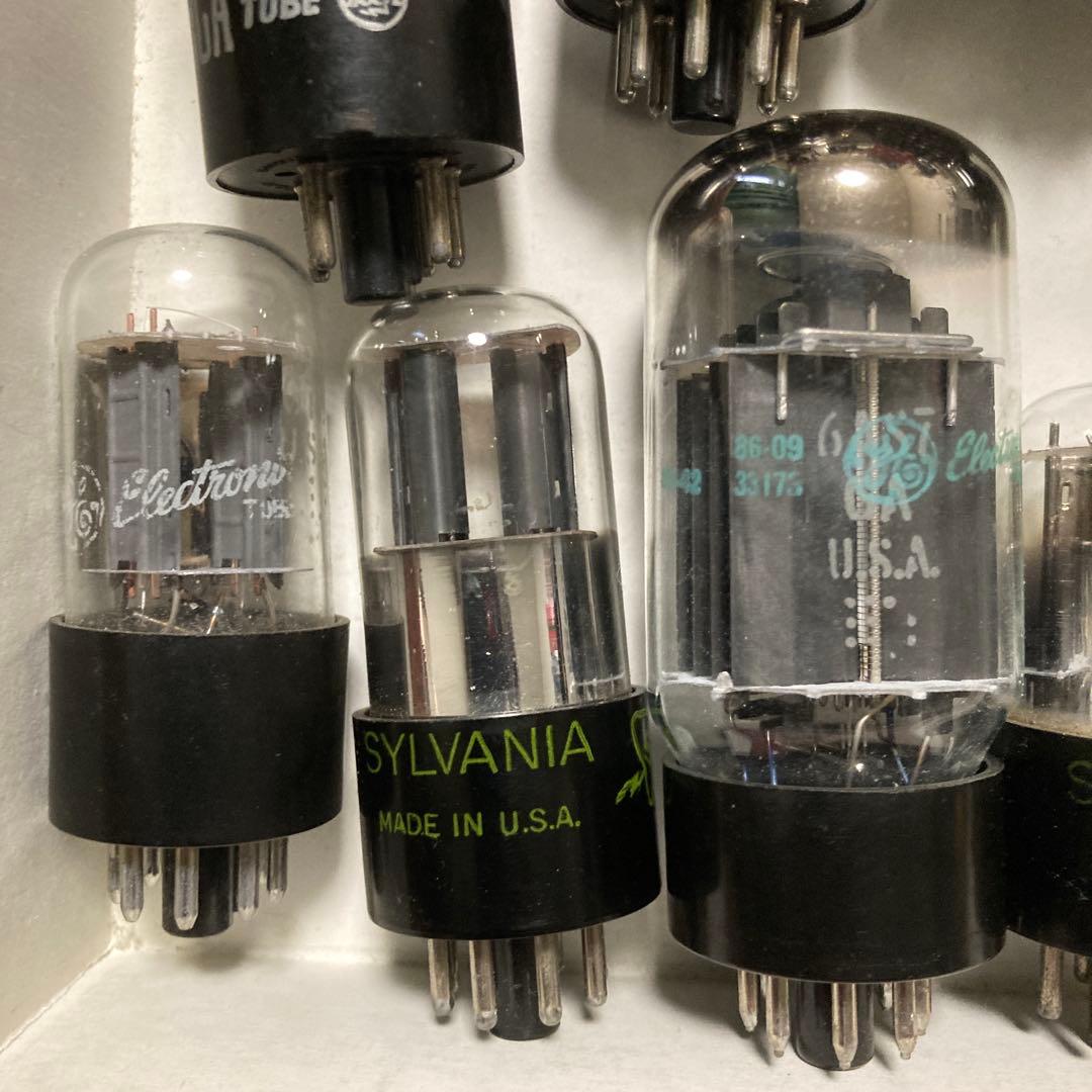 海外製　真空管セット RCA SYLVANIA 6080 7581A等　12本