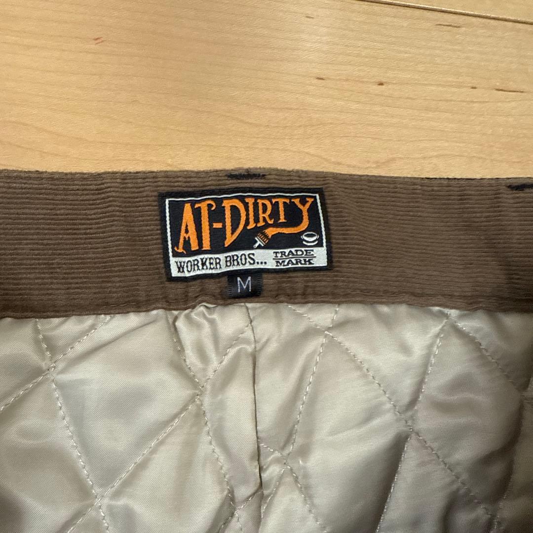 AT-DIRTY \"QUILTING PANTS\" black サイズM