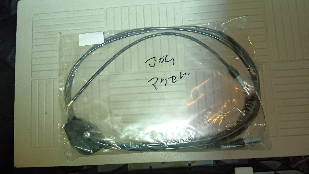 ペリカンジョグ　エンジンと新品スロットルワイヤー