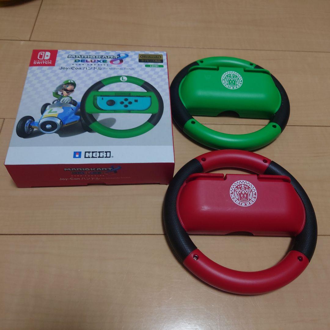 【良品】ニンテンドーＳｗｉｔｃｈマリオカート8 デラックス + ハンドルセット