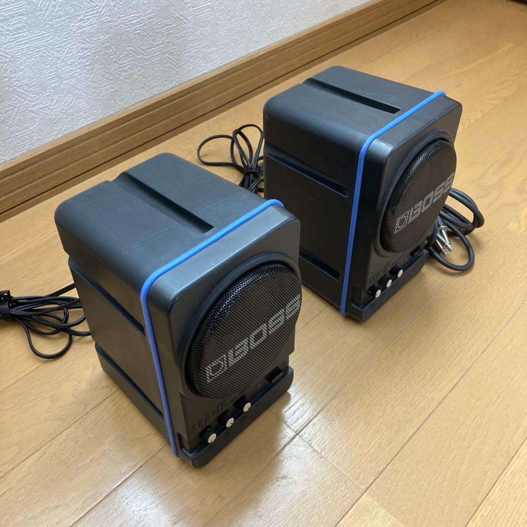 BOSS アンプ内蔵スピーカー　MA-12 （2台）　ケーブル有り