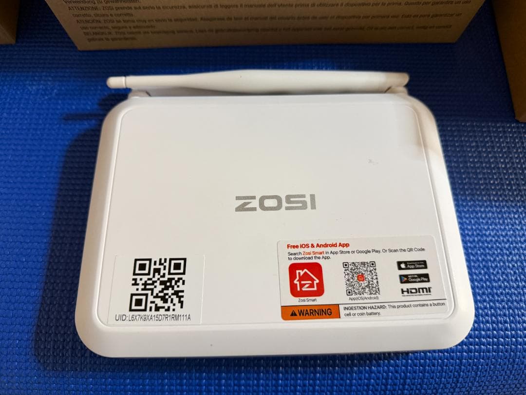 ZOSI 防犯カメラ 4台セット 無線 WiFi6 レコーダー付