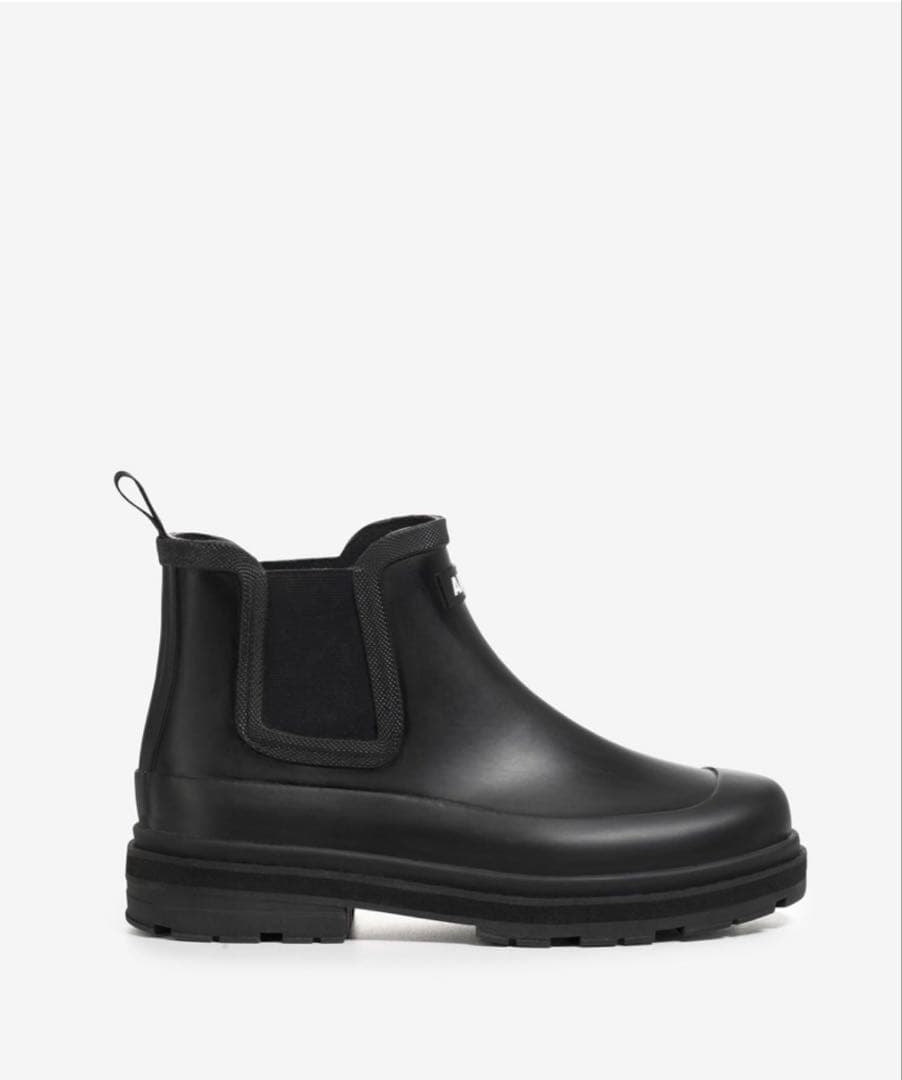 新品　AIGLE サイドゴア長靴 ブラック