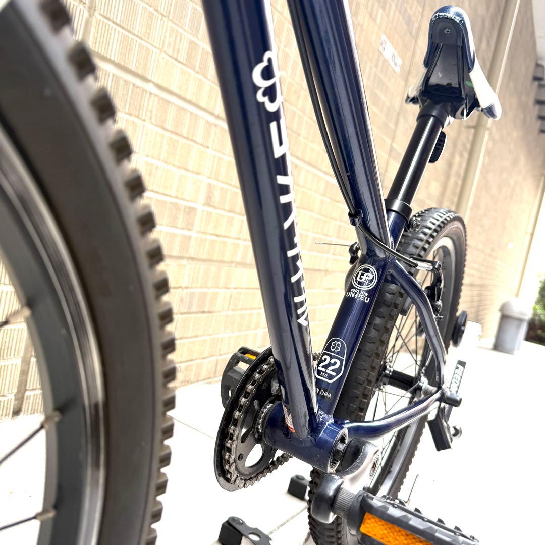 【SK】ヨツバサイクル ZERO22 22インチ キャプテンネイビー 軽量