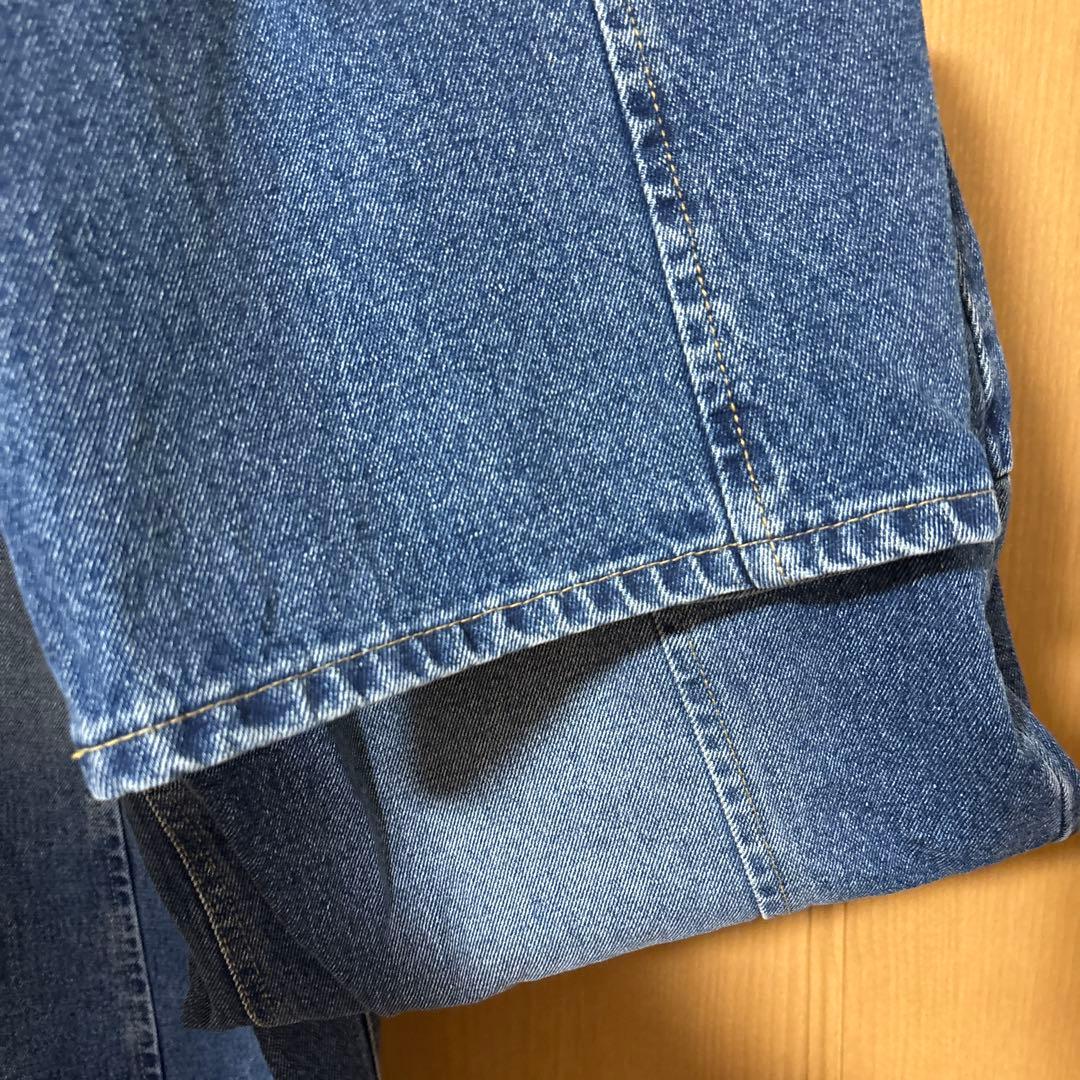 Nalm. barrel leg wide denim Sサイズ