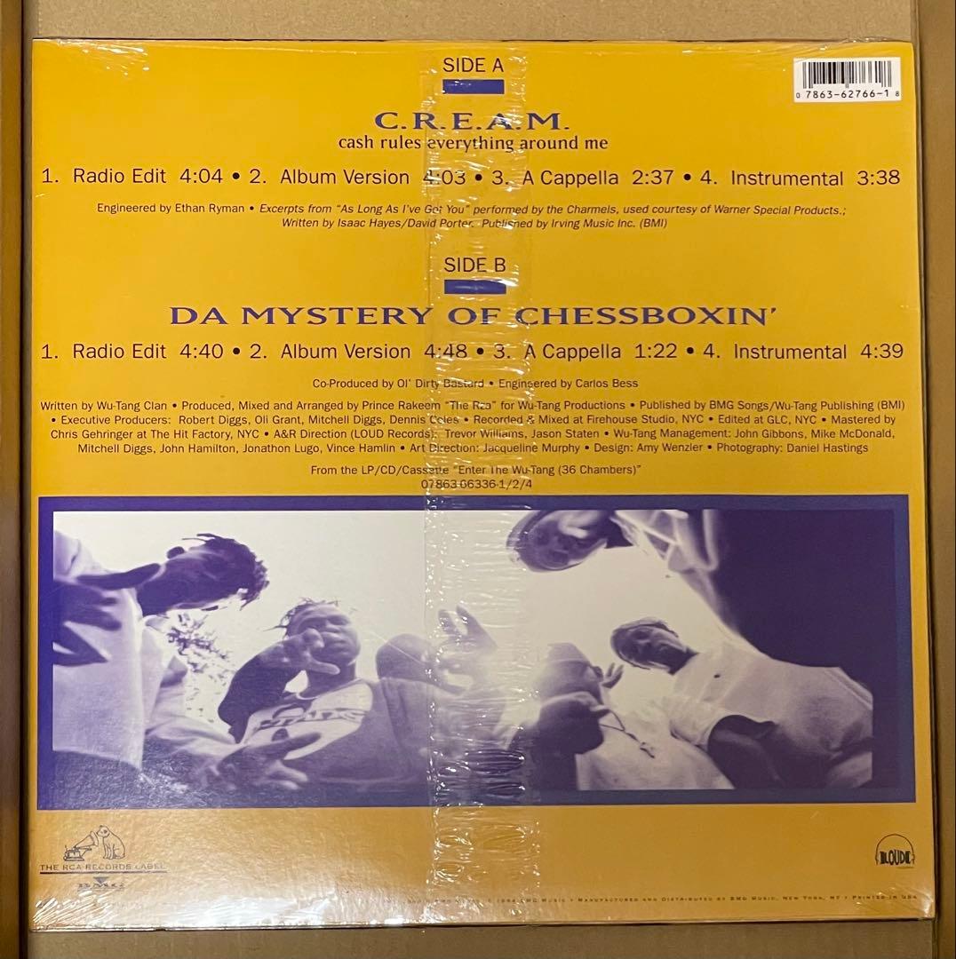 Wu-Tang Clan ‎– C.R.E.A.M. 未開封盤シールド盤