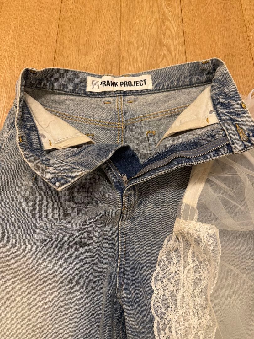 パンツ PRANK PROJECT Tulle Skirt Layered Denim