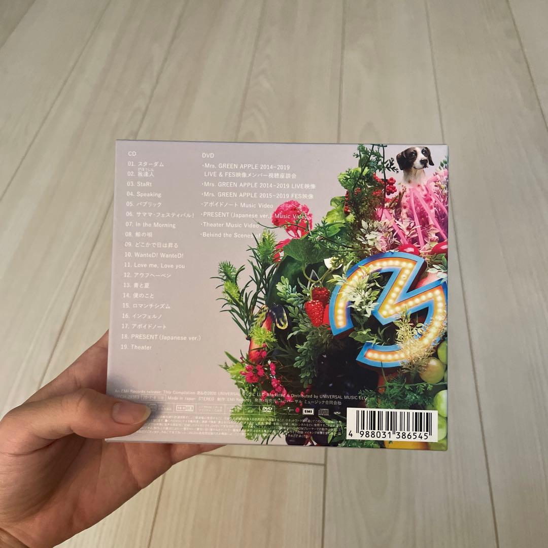 Mrs. GREEN APPLE 5 「5」 CD 初回限定盤 DVD付