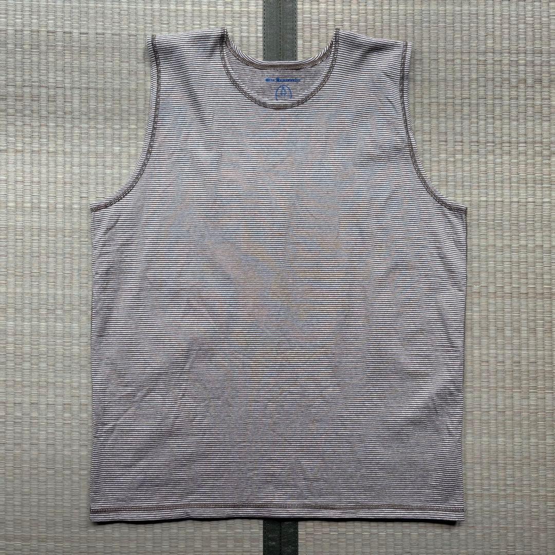 【美品】OLDE STEADER ノースリーブ ストライプ サイズ44