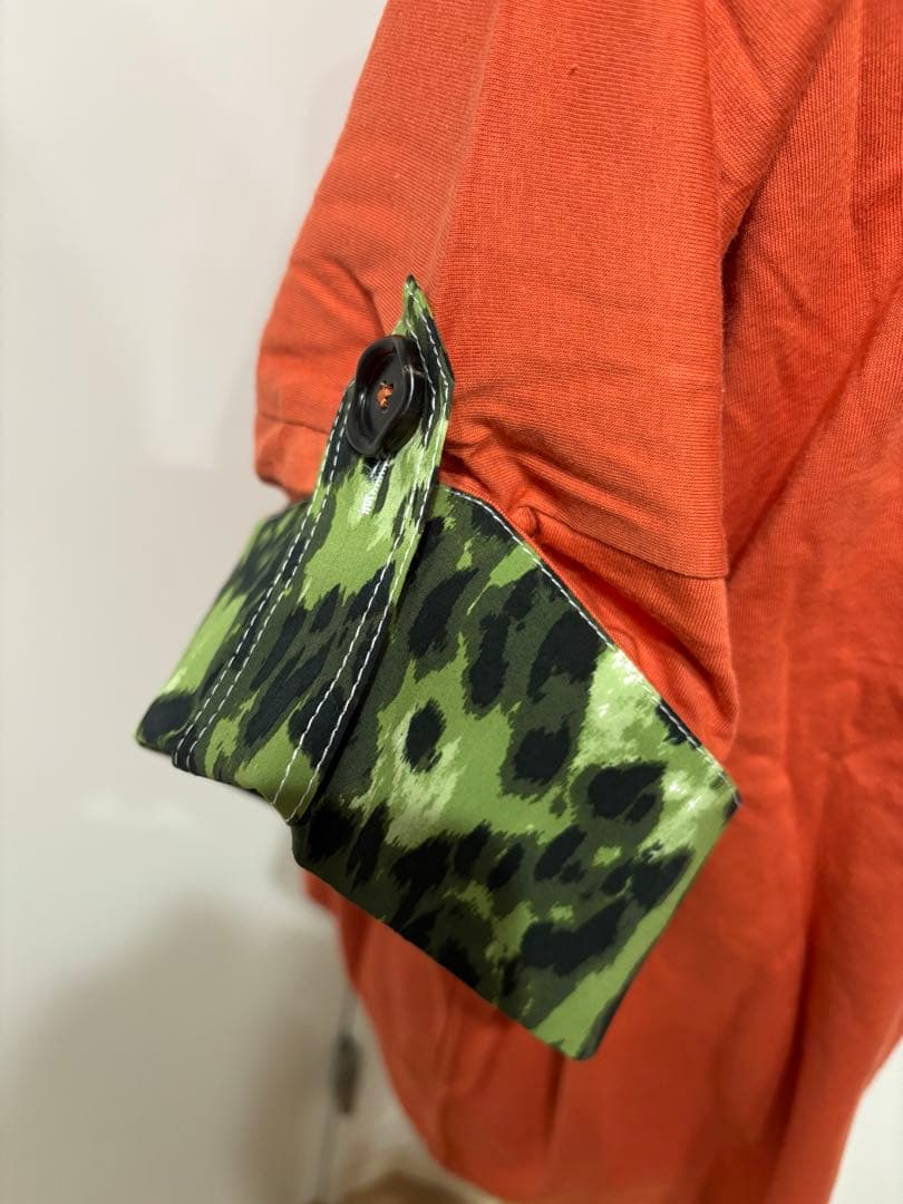 marni トップス オレンジ　カモフラージュ