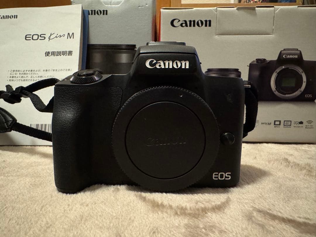 T*a様 Canon EOS Kiss M ミラーレス一眼 レンズ3本セット