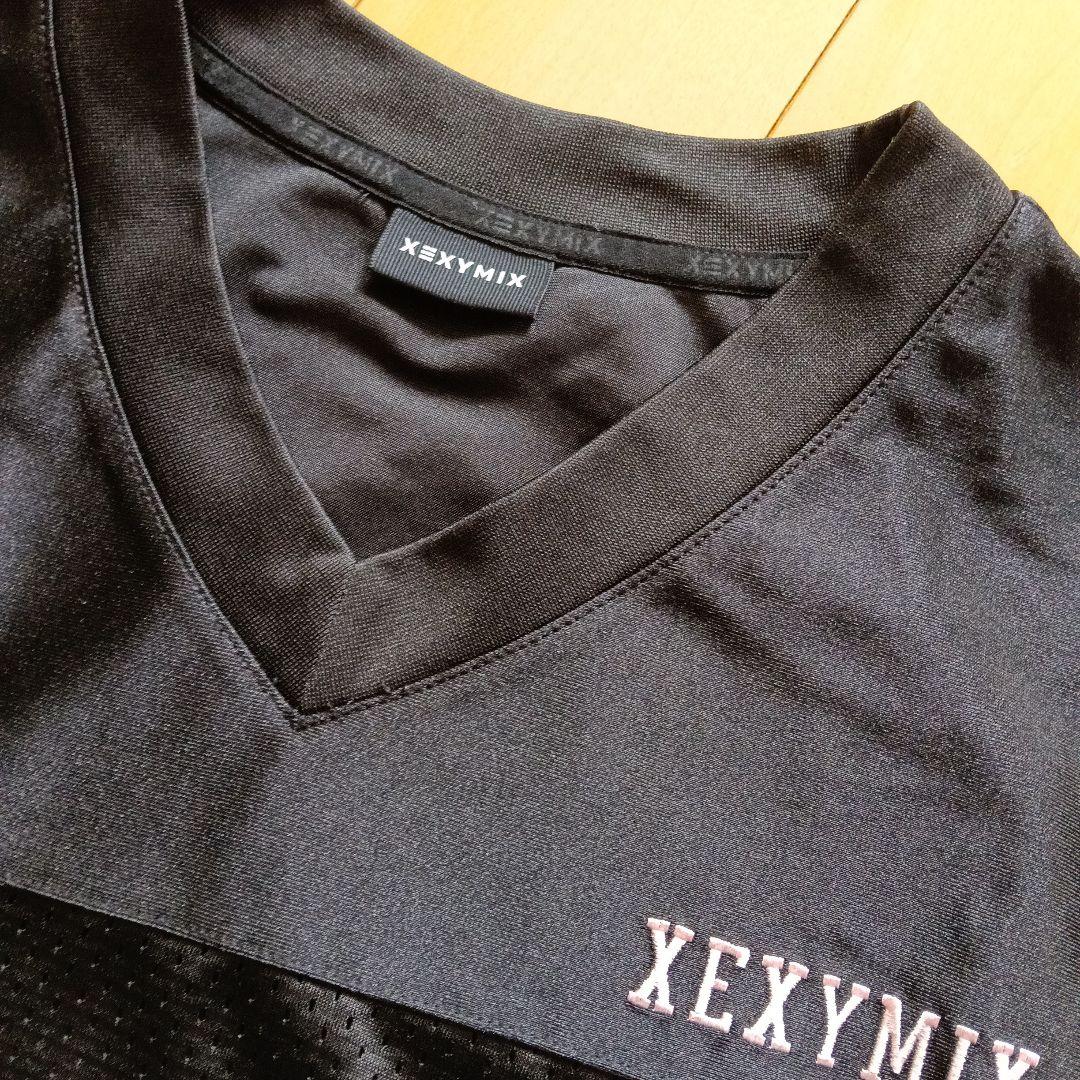 残り時間わずか！XEXYMIX ゼクシィミックス メッシュフットボール Tシャツ