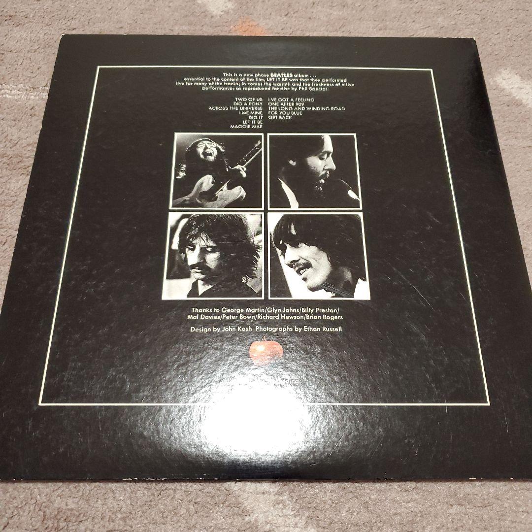 The Beatles LET IT BE フレーム付き