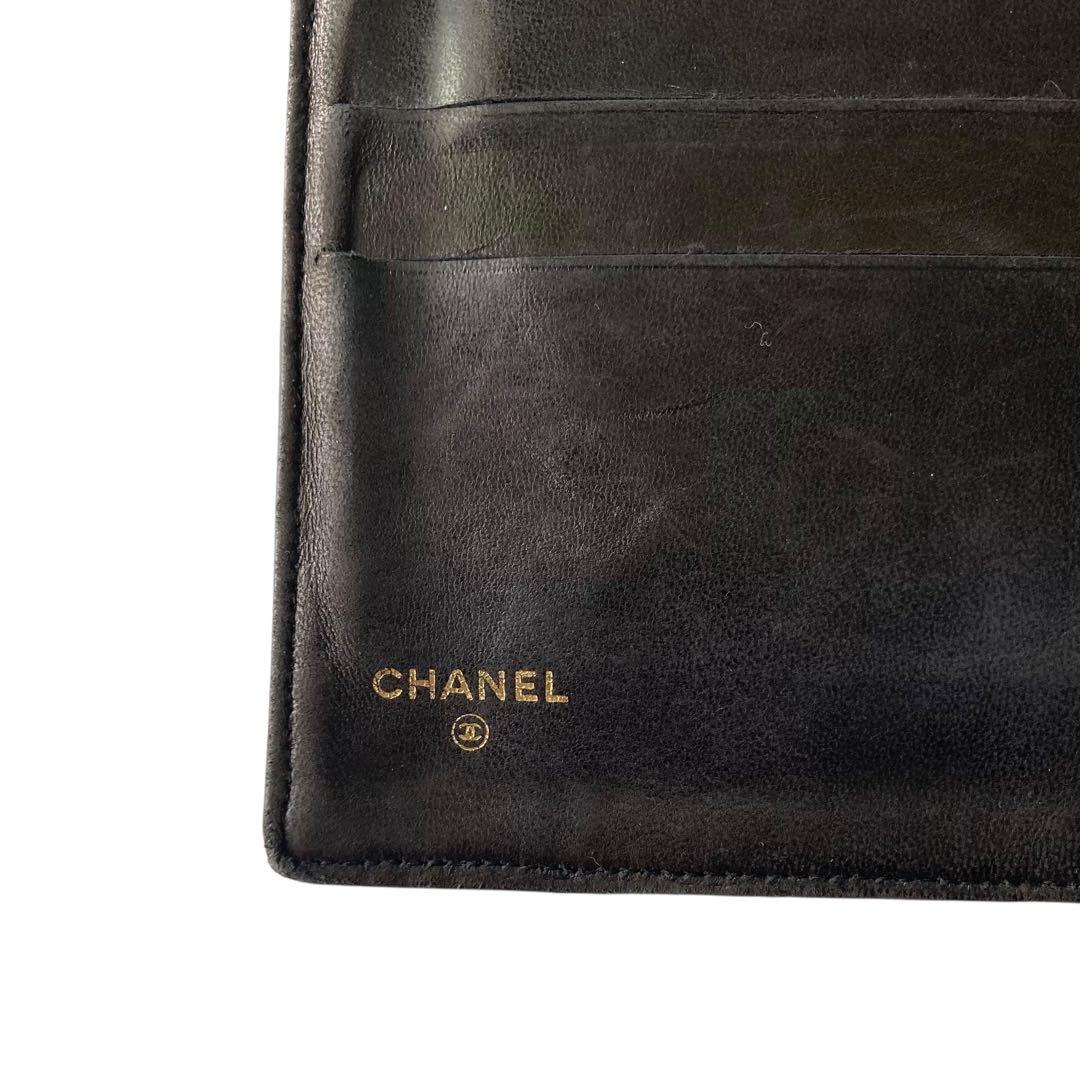 CHANEL 　ガマ口　長財布　ウォレット　ココマーク　ブラック黒　小銭入れ