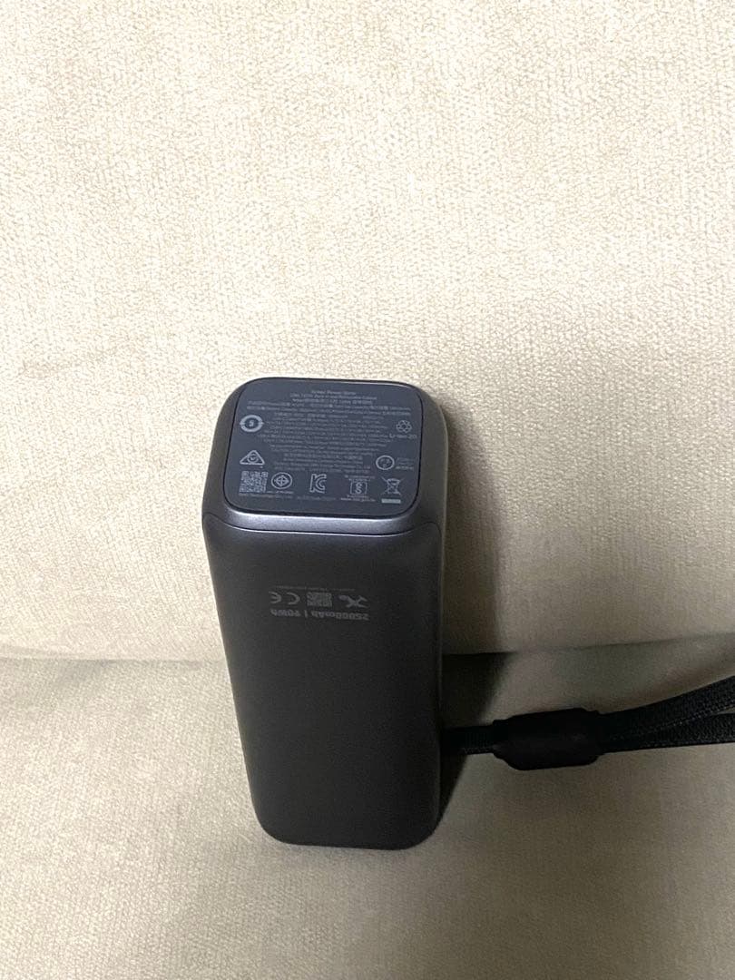 Anker Power Bank 25000mAh, Built-In&巻取り式