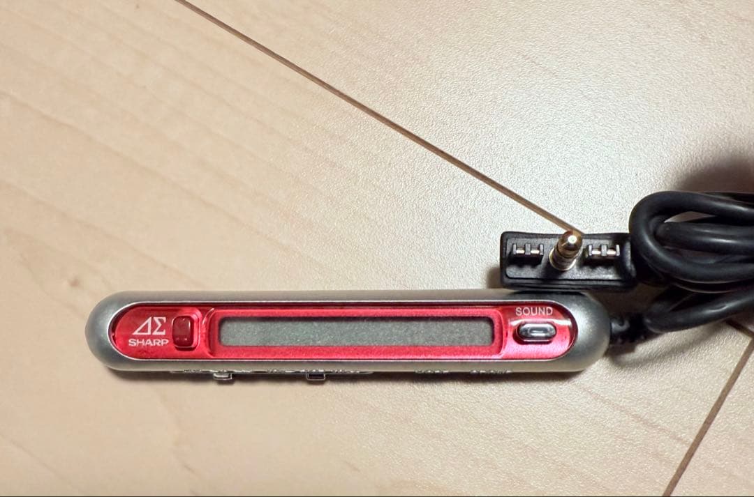 動作品　SHARP ポータブルMDプレイヤー MD-DS55-P ピンク