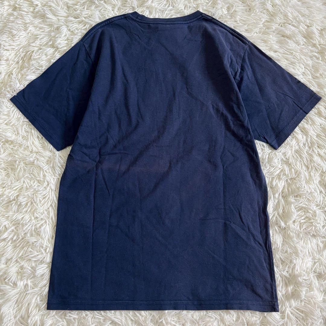 ナイキ Tシャツ ネイビー ロゴプリントデザイン コットン素材 半袖 B019