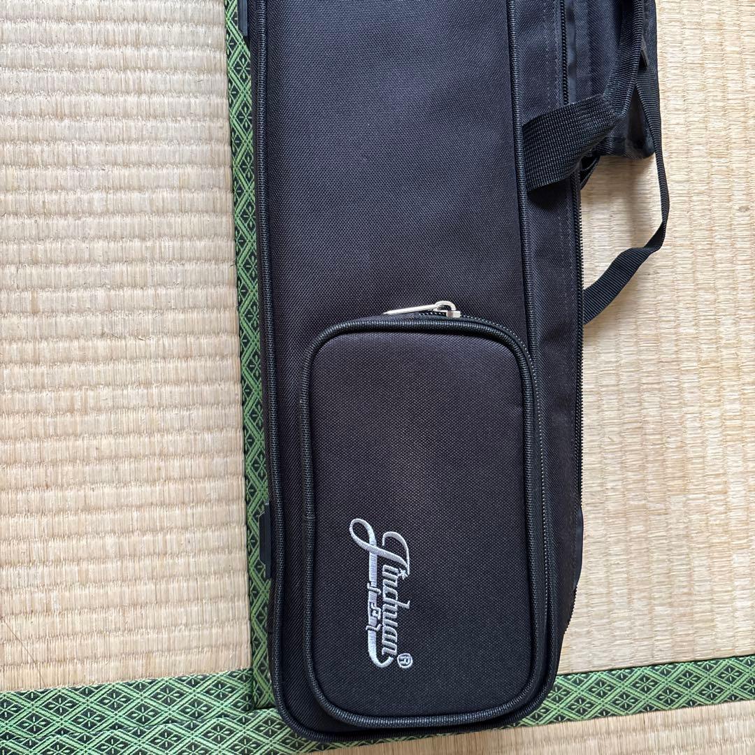篠笛ケース　7本収納　黒
