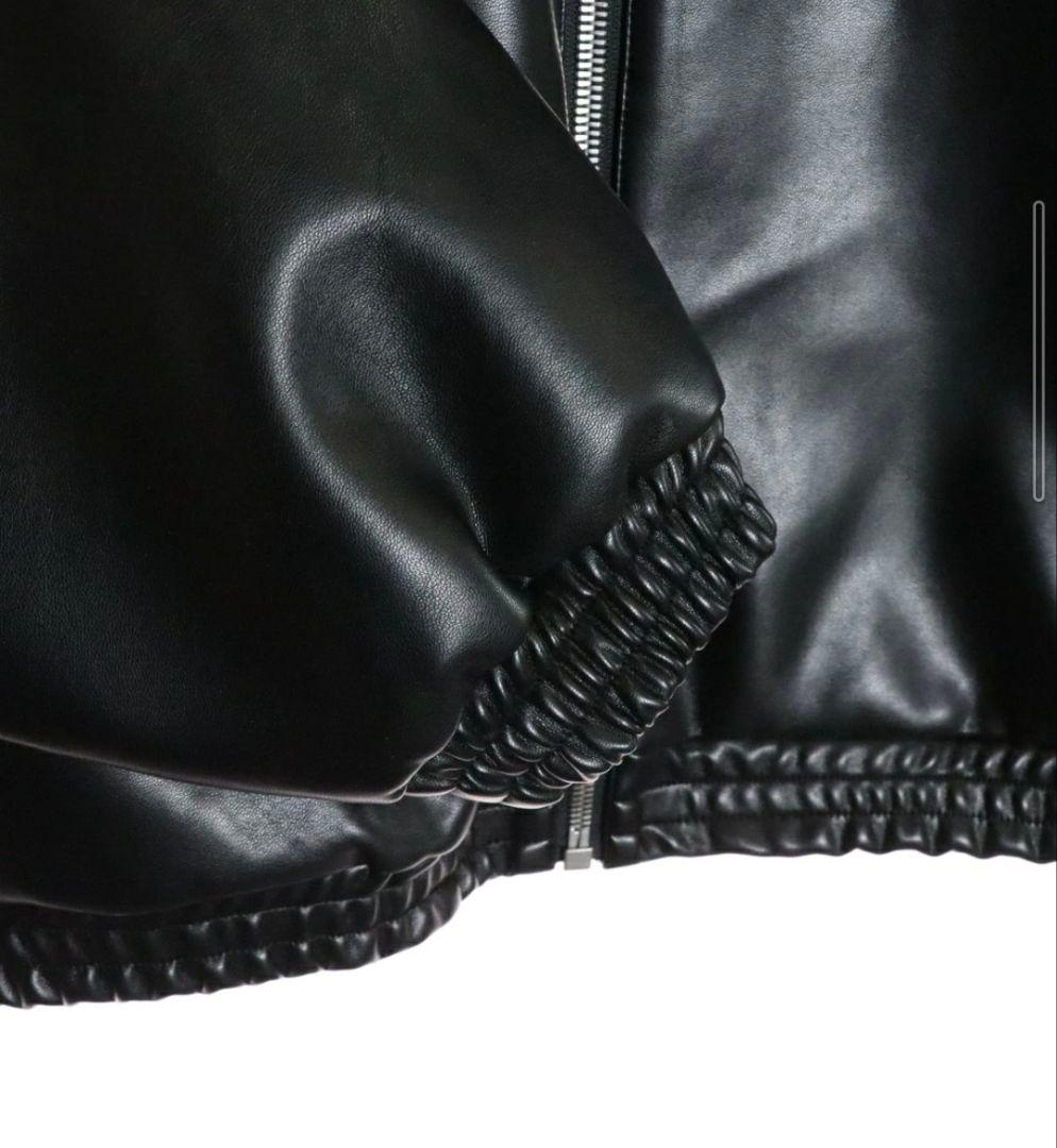 ジャケット・アウター ARNODEFRANCE LEATHER TRACKJACKET