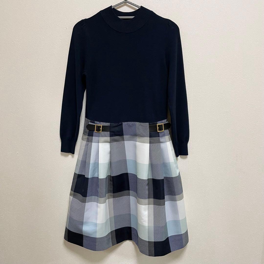 BLUE LABEL CRESTBRIDGE ひざ丈ワンピース
