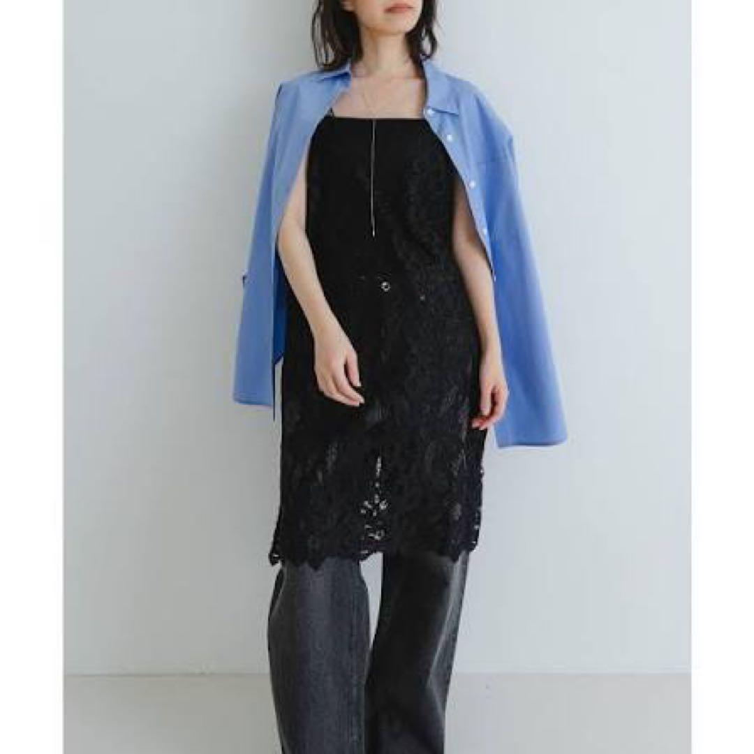 URBAN RESEARCH インドレースベアキャミワンピース