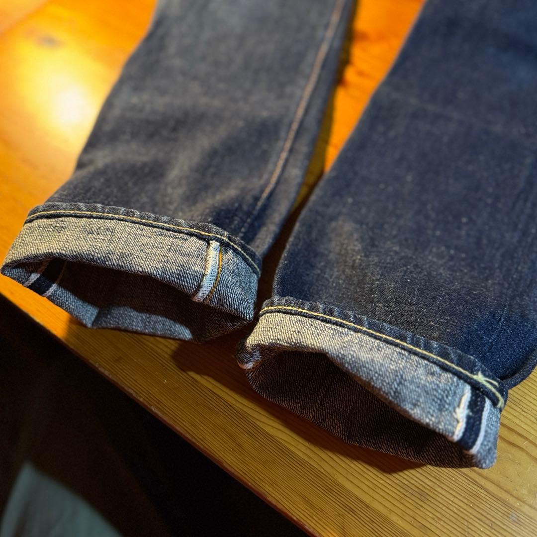 レディース 美品 濃い濃い GEISHA JEANS ゲイシャジーンズ デニム