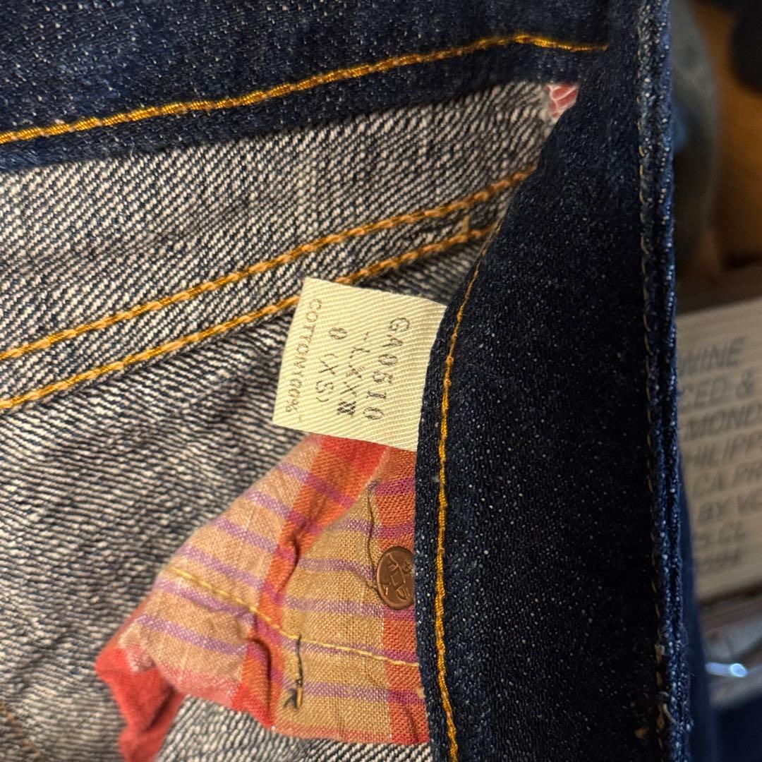 レディース 美品 濃い濃い GEISHA JEANS ゲイシャジーンズ デニム